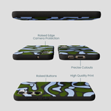 Black Curve and Flow Samsung Galaxy S23+(Plus) Case