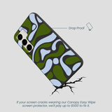 Black Curve and Flow Samsung Galaxy S23 Case