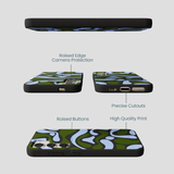 Black Curve and Flow Samsung Galaxy S23 Case