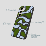 Black Curve and Flow Samsung Galaxy S23 Case