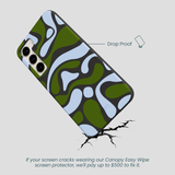 Black Curve and Flow Samsung Galaxy S24+(Plus) Case