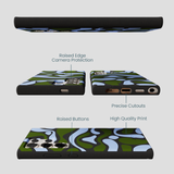 Black Curve and Flow Samsung Galaxy S24 Ultra Case