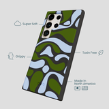 Black Curve and Flow Samsung Galaxy S24 Ultra Case