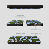 Black Curve and Flow Samsung Galaxy S24 Case