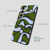 Black Curve and Flow Samsung Galaxy S25+(Plus) Case