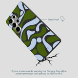 Black Curve and Flow Samsung Galaxy S25 Ultra Case