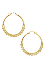 Calla Hoops Gold Large