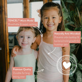 Girls' TENCEL™ Micro Modal Camisoles - Set of 2 | Cloth Diapers | Just Peachy