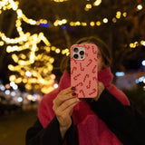 Bubblegum Pink Candy Cane Chaos iPhone 11 Case