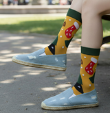 Anyfootwear 3 Pairs Women’s Symbolic Holiday Cotton Socks Funny Gift Party