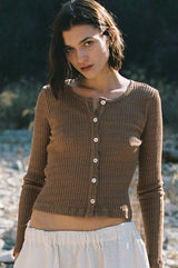 Pointelle Cardigan