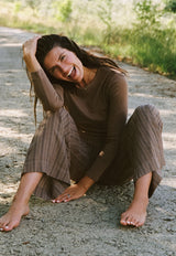 Washed Stripe Trouser