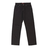 Vintage Carrera Trousers - 33W 32L Black Cotton