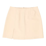 Vintage cream Unbranded Mini Skirt - womens 28" waist