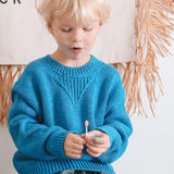 Chunky Marled Cotton Sweater