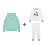 Pajamas + Cashmere Blend Hoodie