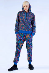 Core Jogger in Concentric Blue