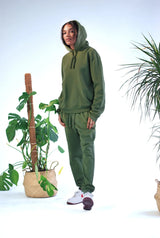 Core Jogger in Moss Green