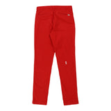 Lacoste Slim Fit Trousers - 34W 33L Red Cotton