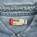 Vintage Levis Denim Shirt - Large Blue Cotton