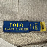 Polo By Ralph Lauren Hoodie - Large Beige Cotton