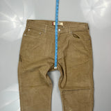 Levis Cord Pants - 36″ Waist Beige Cotton Blend