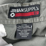 Urban Supply Cargo Shorts - 34W 11L Khaki Cotton