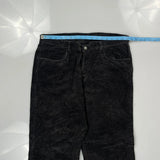 Calvin Klein Cord Pants - 34″ Waist Black Cotton
