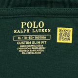 Polo By Ralph Lauren Slim Fit T-Shirt - XL Green Cotton
