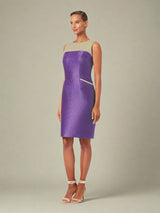 STAR | Scoop-Neck Cocktail Dress _ Prism Purple