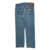 501 Levis Jeans - 34W 30L Light Wash Cotton