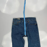 Levis 501 Jeans - 32W 31L Blue Cotton
