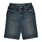Machine Denim Shorts - 30W 12L Dark Wash Cotton