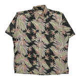 Cooke Street Floral Hawaiian Shirt - Large Multicoloured Cotton