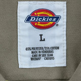 Township Of Chatham Public Works Dickies Shirt - Large Khaki Polyester Blend