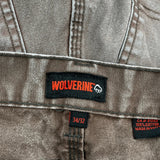 Wolverine Cargo Pants - 33W 32L Brown Cotton