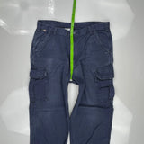 Carhartt Cargo Trousers - 38W 34L Blue Cotton Blend