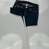 True Religion Denim Shorts - 29W US 4 Dark Wash Cotton