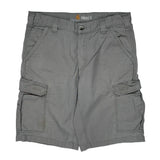 Carhartt Cargo Shorts - 34W 10L Gray Cotton