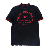 Crafted With Pride True Religion Polo Shirt - Medium Red Cotton
