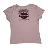 Philadelphia, Pa Harley Davidson Graphic T-Shirt - Large Pink Cotton