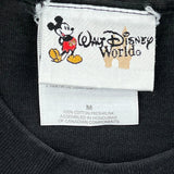 Millennium Celebration Disney Graphic T-Shirt - Medium Black Cotton