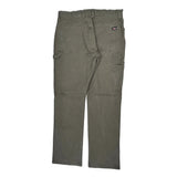 Dickies Carpenter Trousers - 36W 34L Grey Cotton