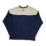 Broncos Nike Football Long Sleeve T-Shirt - Large Blue Cotton