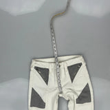 True Religion Contrast Stitch Jeans - 27W UK 8 Grey Cotton