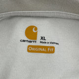 Carhartt Polo Shirt - XL Cream Cotton