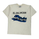 El Salvador Old Navy Single Stitch T-Shirt - Large White Cotton