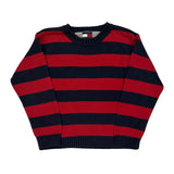 Age 4 Tommy Hilfiger Striped Sweater - XS Navy Cotton