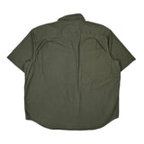 Carhartt Short Sleeve Shirt - 2XL Green Cotton