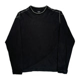 Kuhl Long Sleeve T-Shirt - Large Black Cotton